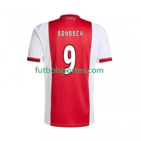 Camiseta AFC Ajax Brian Brobbey 9 Primera Equipación 2025/2026